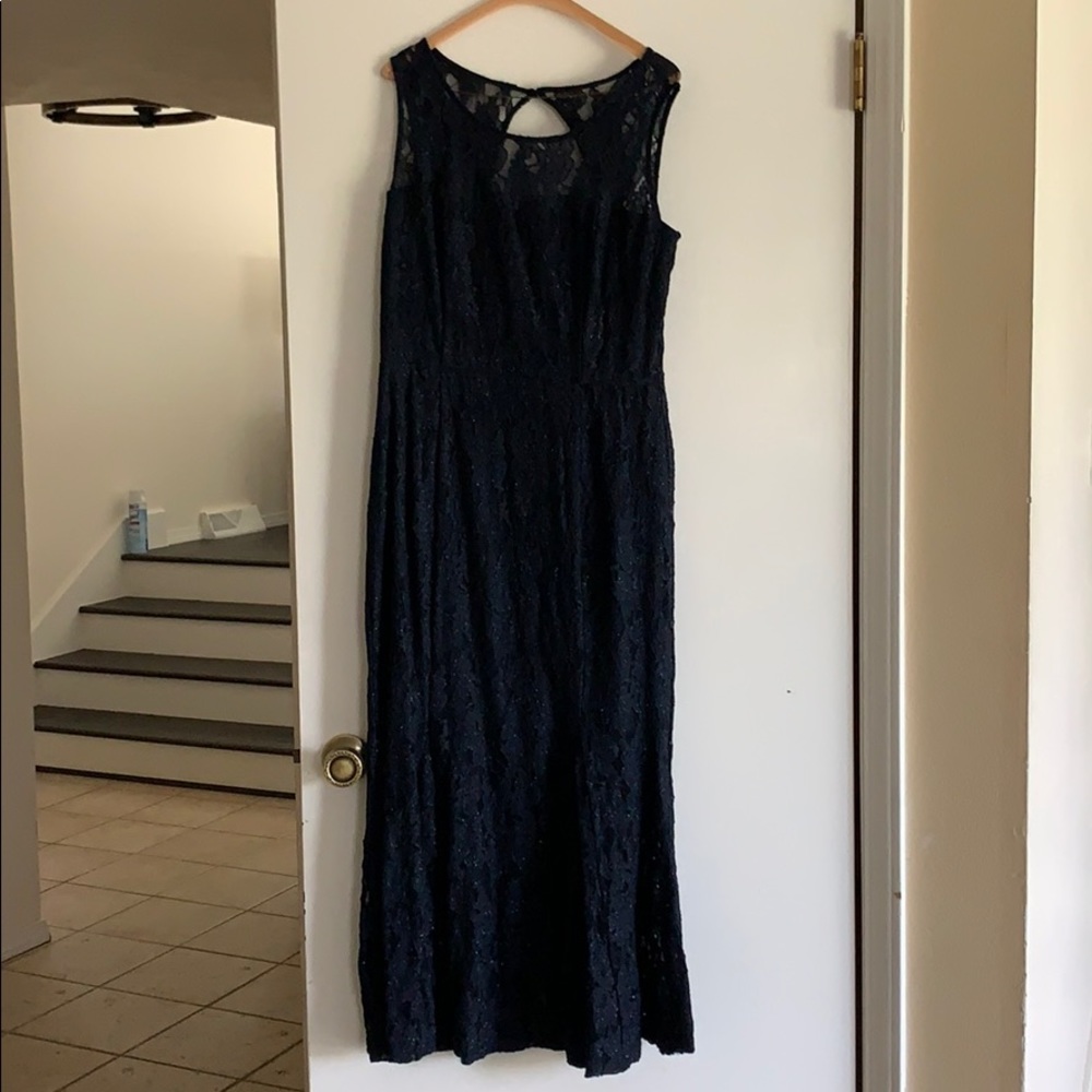 Glitter Lace Mermaid Dress